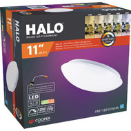 Halo 11 In. CCT LED Low Profile Round Flush Mount Ceiling Light Fixture