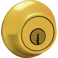 Kwikset 665 Deadbolt  Keyed Both Sides  in Polished Brass