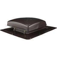 NorWesco 50 Sq. In. UV Resistant Polyethylene Roof Vent  Dark Brown