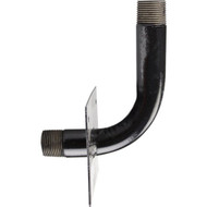 Pro-Flex 1/2 In. Male CSST Appliance Black Iron Stubout