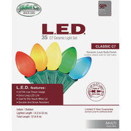 J Hofert Multi 35-Bulb Smooth C7 LED String Light Set