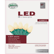 J Hofert Warm White 35-Bulb Smooth C7 LED String Light Set