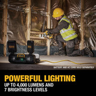 DEWALT ToughSystem 2.0 20V/60V MAX Adjustable Work Light with Storage Tote