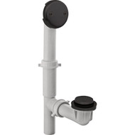 Danco Touch-Toe Tub Drain Kit with Matte Black Trim