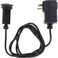 Danco Top Mount Air Switch for Garbage Disposals with Matte Black Button