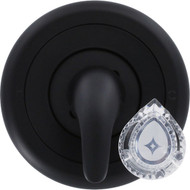 Danco Moen Lever and Knob Tub & Shower Trim Kit  Matte Black