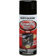 Rust-Oleum Stops Rust Automotive Enamel Spray Paint  12 Oz.  Gloss Black