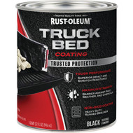 Rust-Oleum Automotive Truck Bed Coating  Quart  Black