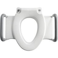 Bemis Independence 4.5 In. Raised Toilet Seat with Dual Lock & Support Arms