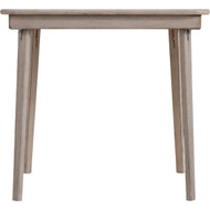 Stakmore 32 In. x 32 In. Driftwood Folding Straight Edge Table