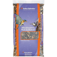 Valley Splendor 5 Lb. Mealworm  Nuts  & Raisins Wild Bird Food