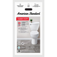 American Standard Cadet 3 White Chair Height Round Bowl 10 In. Rough-In 1.28 GPF Toilet