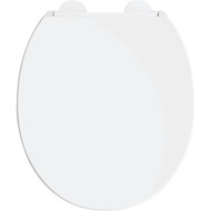 Kohler Hyten Quiet-Close Elevated Round Toilet Seat  White