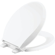 Kohler Cachet ReadyLatch Quiet-Close Round Toilet Seat with Nightlight  White