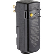 Leviton 15A 120V AC Self-Test Right Angle Plug-In GFCI with Automatic Reset