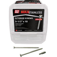 Grip-Rite Max 3-1/2 In. T17 ST25 305 Stainless Steel Deck Screw (5 Lb.)