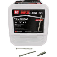 Grip-Rite Max 2-1/4 In. T17 ST15 305 Stainless Steel Trim Screw (5 Lb.)