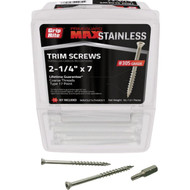Grip-Rite Max 2-1/4 In. T17 ST15 305 Stainless Steel Trim Screw (1 Lb.)