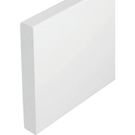 Westlake Royal Building Products 14/25 In. W. x 3-1/4 In. H. x 8 Ft. L. White Craftsman Base Molding