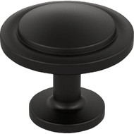 Amerock Loop 1.1875 In. Dia. Round Matte Black Knob