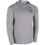 Milwaukee Workskin Large Gray Hooded Men's Sun Shirt