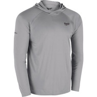 Milwaukee Workskin Small Gray Hooded Men's Sun Shirt