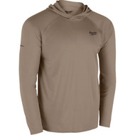 Milwaukee Workskin XL Sandstone Hooded Men's Sun Shirt