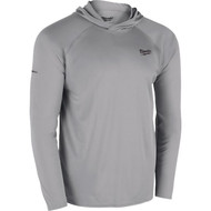 Milwaukee Workskin 2XL Gray Hooded Men's Sun Shirt