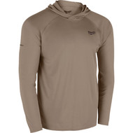 Milwaukee Workskin 2XL Sandstone Hooded Men's Sun Shirt