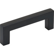 Amerock Monument 3 In. Matte Black Cabinet Pull