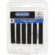 Amerock Evolve 3 In. Matte Black Cabinet Pull (6-Pack)