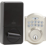 Steel Pro Electronic Deadbolt  Brushed Nickel