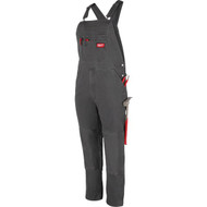 Milwaukee FREEFLEX Men's 32x32 Gray Unlined Bib Overalls