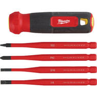 Milwaukee 4-In-1 1000V Insulated Slim Tip Multi-Bit Screwdriver