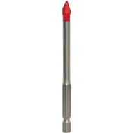 Diablo 1/4 In. x 3-1/2 In. Carbide Tipped Glass  Tile  & Stone Drill Bit