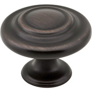 Elements Arcadia 1-5/16 In. Brushed Oil Rubbed Bronze Round Cabinet Knob