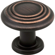 Elements Vienna 1-1/4 In. Brushed Oil Rubbed Bronze Diameter Mushroom Knob