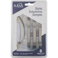 KasaWare 4-7/8 In. Overall Length Satin Nickel Contemporary Pull (8-Pack)