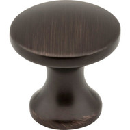 Elements Geneva 1 In. Diameter Brushed Oil Rubbed Bronze Mushroom Knob