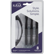 KasaWare 4-7/8 In. Overall Length Matte Black Contemporary Pull (8-Pack)