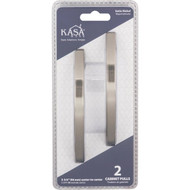 KasaWare 4-7/8 In. Overall Length Satin Nickel Contemporary Pull (2-Pack)