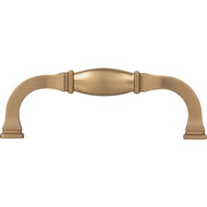 Jeffrey Alexander Audrey 4-1/4 In. Overall Length Satin Bronze Cabinet Pull