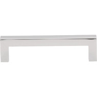 Elements Stanton 4-1/8 In. Overall Length Polished Chrome Square Cabinet Bar Pull