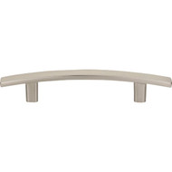 Elements Thatcher 6 In. Overall Length Satin Nickel Curved Cabinet Bar Pull