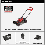 Milwaukee M18 Fuel 21 In. Self-Propelled Dual Battery Mower (Bare Tool)