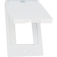 Southwire Single Gang Vertical White Weatherproof GFCI Cover