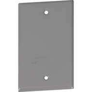 Southwire Single Gang Gray Weatherproof Blank Cover