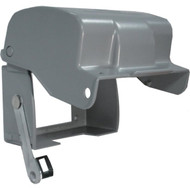 Southwire Single Gang Gray Metallic Horizontal While In-Use Extra-Duty Rated Multi-Use Cover