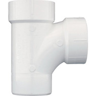 Charlotte Pipe 3 In. Hub DWV Sanitary Street Tee