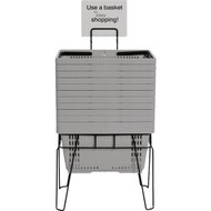Versacart Light Gray Basket (12-Pack)